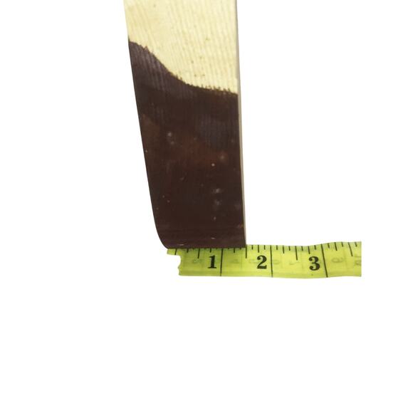 Hand Painted Triangle Block Santa 8" High x 9.5" Wide - Picture 6 of 6